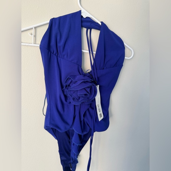 Zara Rose Bodysuit blue, Size S, new with tag - Picture 5 of 11